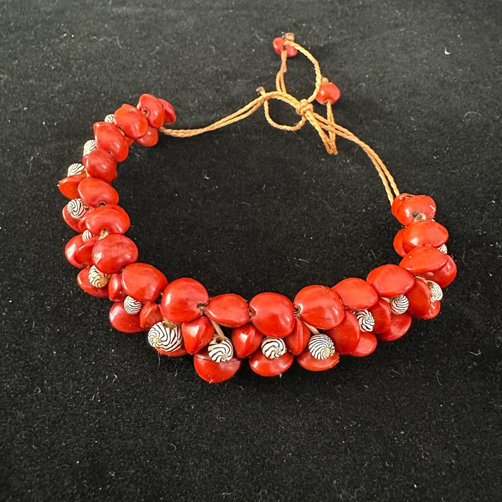 Bracelet from indigenous Brazilian seeds